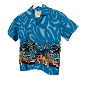 Camisa hawaiana azulmar