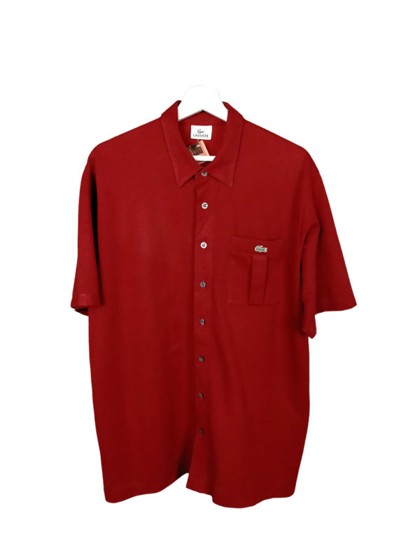 Camisa Lacoste Vintage color rojo